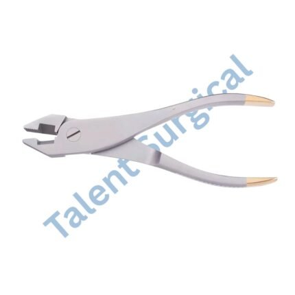 Tivnen Tonsil Seizing Forceps with 8 Inch Serrated Tonsil Grasping Jaws